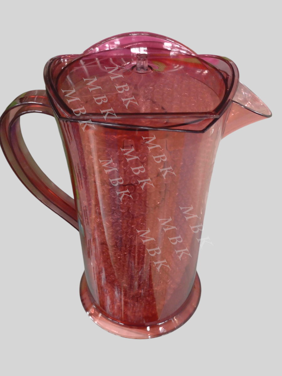 Pichet élégant en verre étoilé