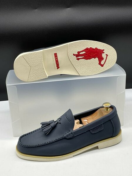 Chaussures, bleu foncé