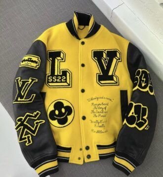 Veste jaune et noire LV
