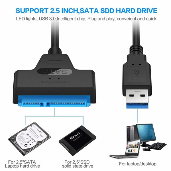 Adaptateur SATA USB 3.0 2.5''