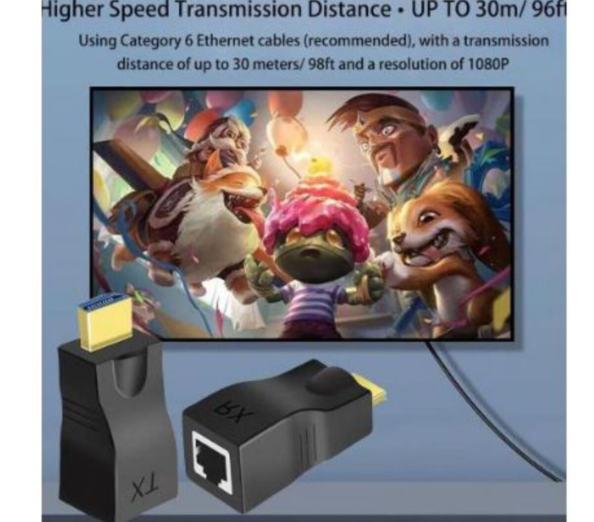 Convertisseur HDMI RJ45