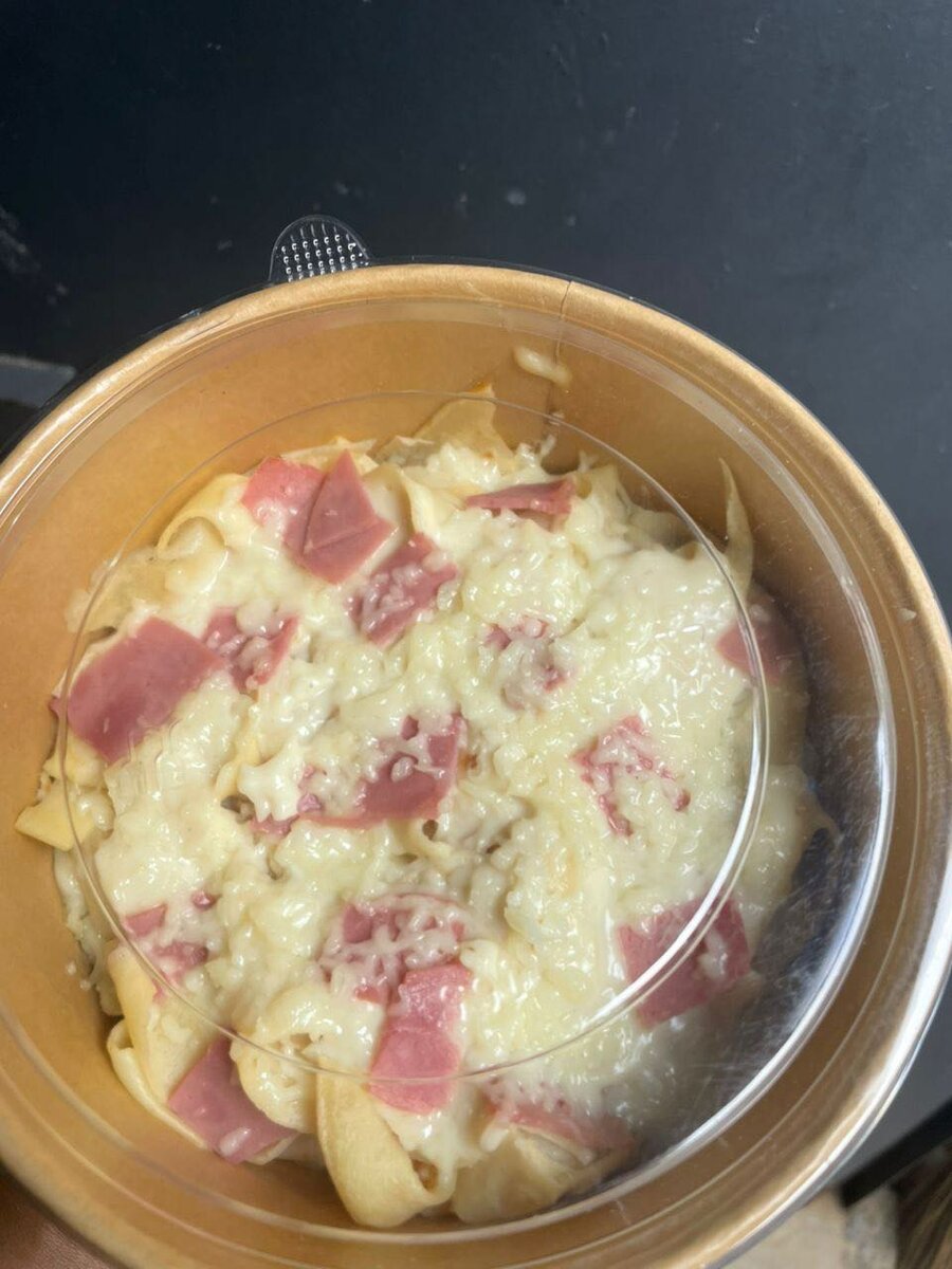 Fettuccinecrêpe jambonfromage