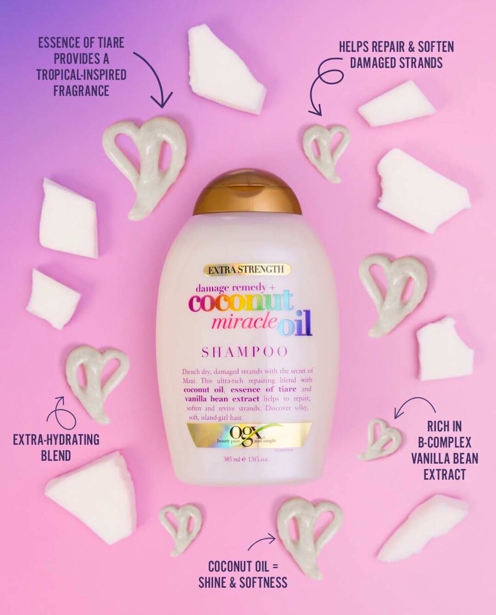 OGX coconut miracle oil shampoo