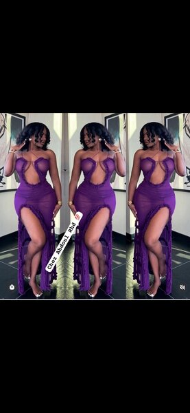 Robe Glamour Violette