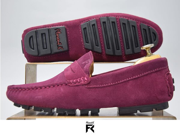 Mocassins en daim pour hommes