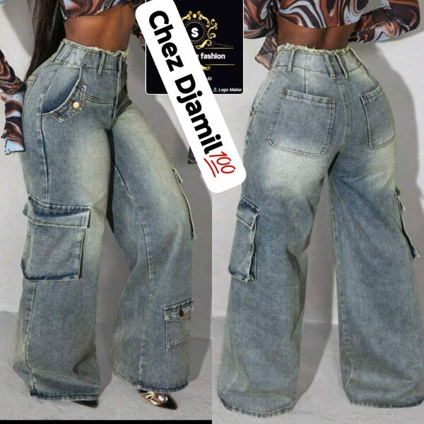 Jean cargo femme stylé