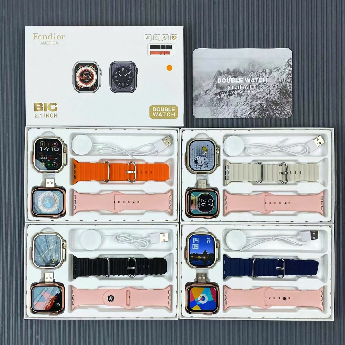 Fendior Double Smartwatch