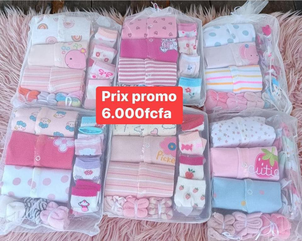 ensemble d'accessoires rose