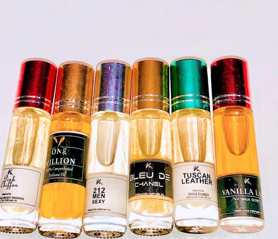 100 undiluted perfume oils