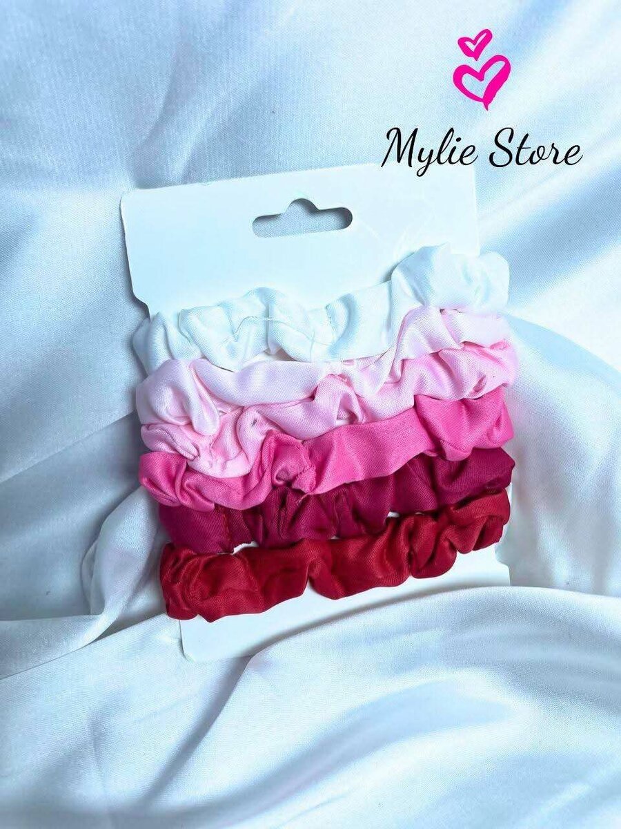 Colorful Hair Scrunchies Pack