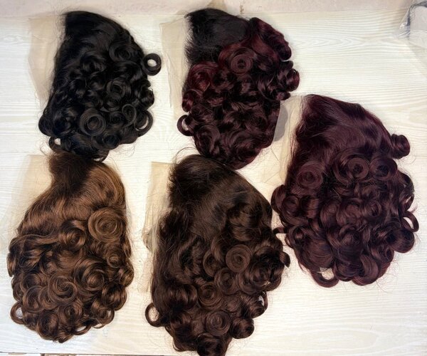 Perruque Bouclée Bob