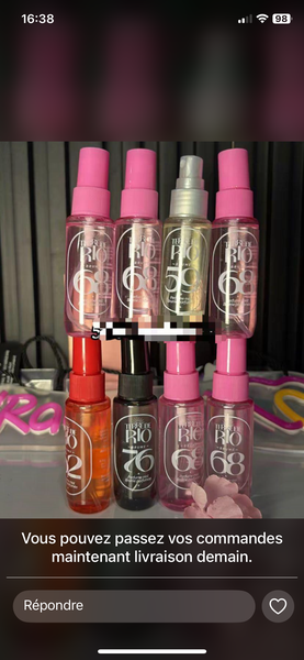 Brume corporelle parfumée