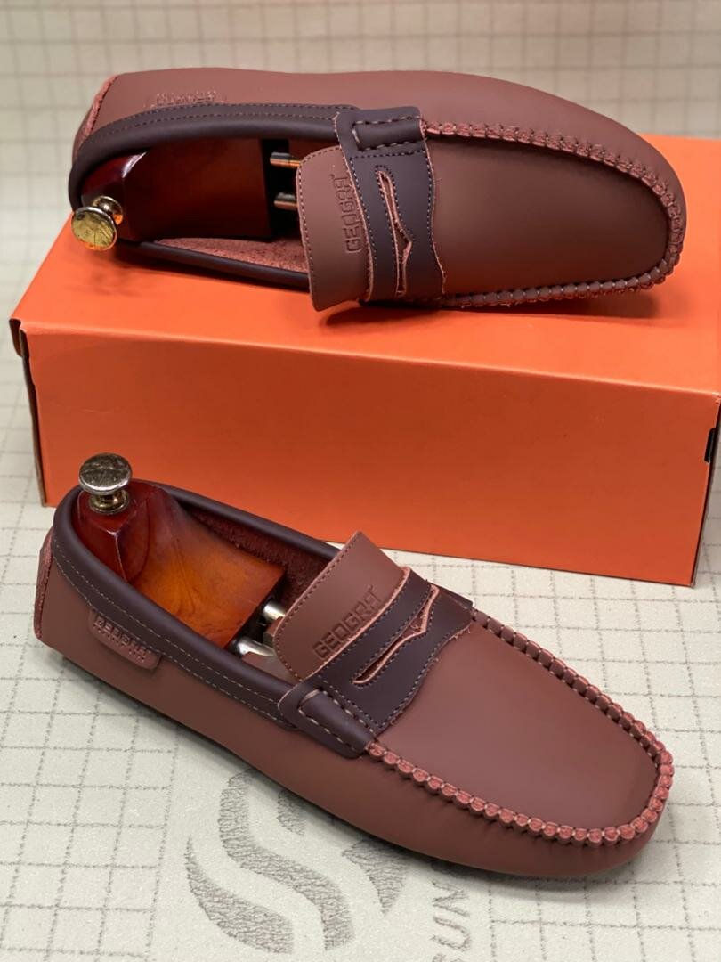 Mocassins en cuir pour hommes