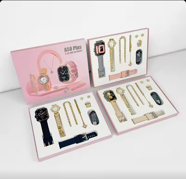 A58 Plus Smart Watch Set