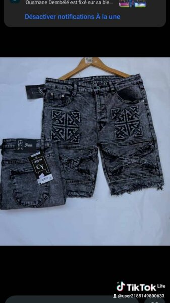 Shorts en jean modernes