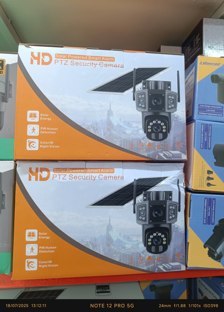 Caméra de Surveillance Solaire