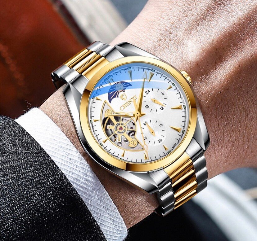 Montre Automatique de Luxe Hommes