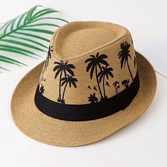 Chapeau Fedora Palmier