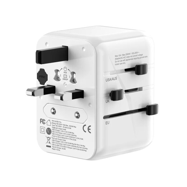 Adaptateur Voyage Universel Evelatus