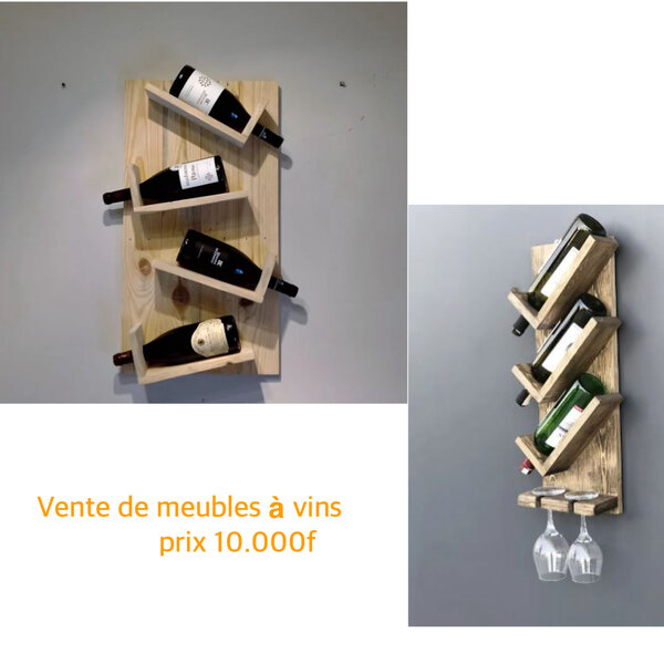 Étagère Murale Porte-Bouteilles