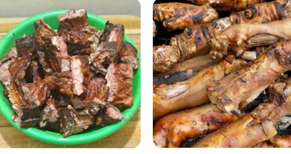 Échine et Pattes de porc fumé