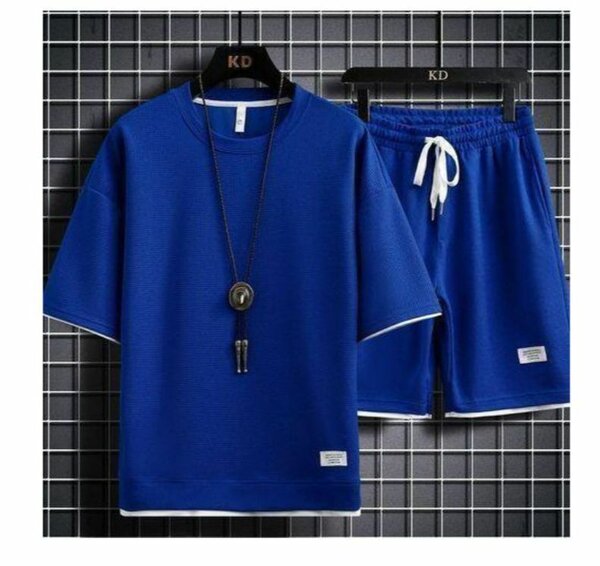 Ensemble décontracté bleu