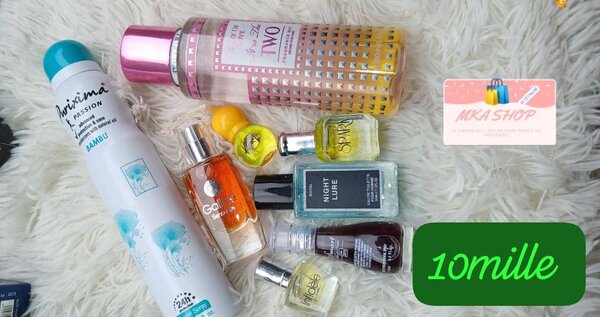 Ensemble de parfums variés