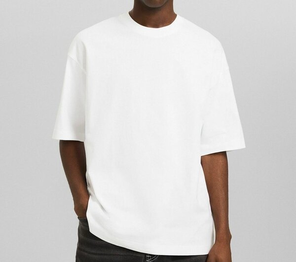 T-shirt blanc classique homme