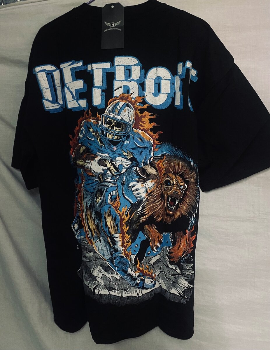 T-shirt oversize Detroit sport