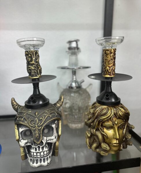 artistique crâne et Méduse