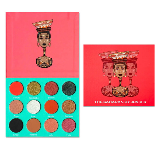 Palette de fards à paupières vibrante