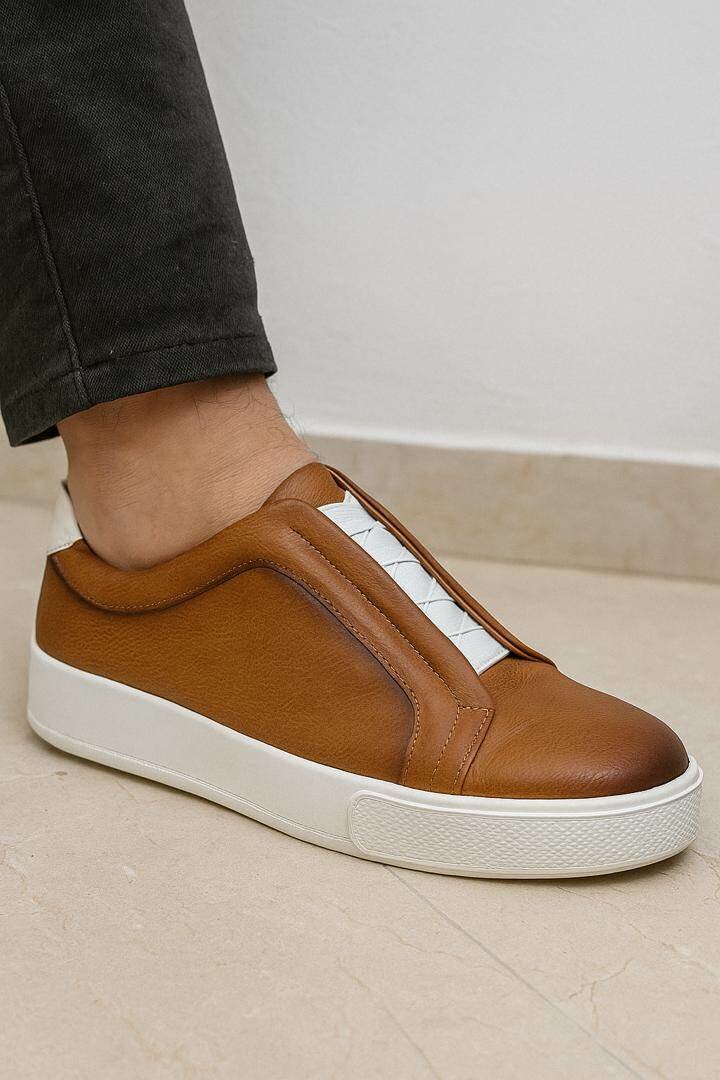 Sneakers en cuir élégantes