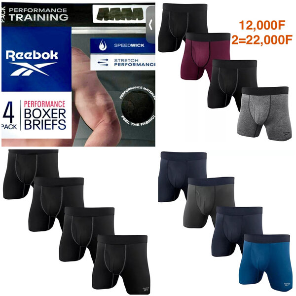 Boxers Reebok Performance 4 pièces