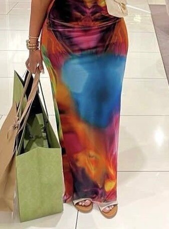 Robe Longue Colorée Femme