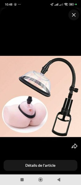 Pompe à seins manuelle