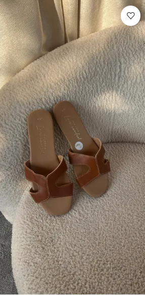 Keziah brown slippers