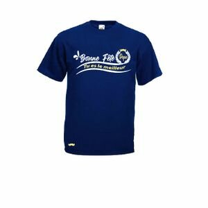 Tee-Shirt Coton Imprimé Meilleur Papa