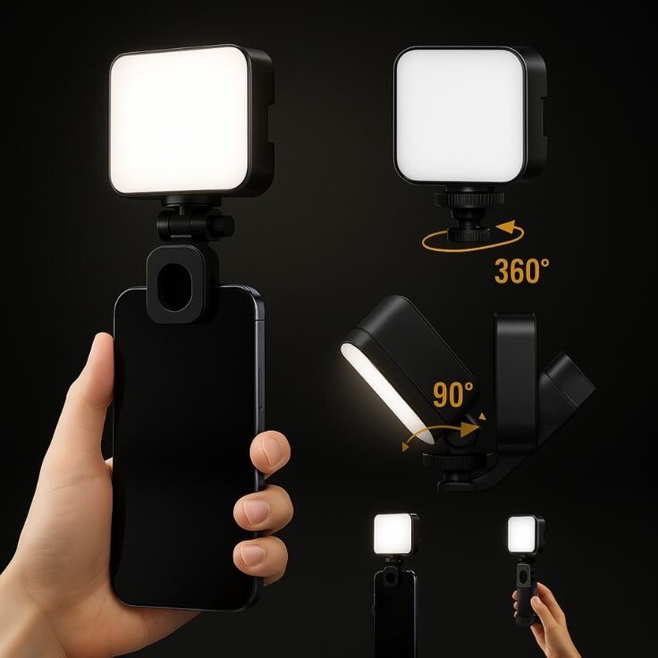 Lampe LED Vidéo de Poche AY-83