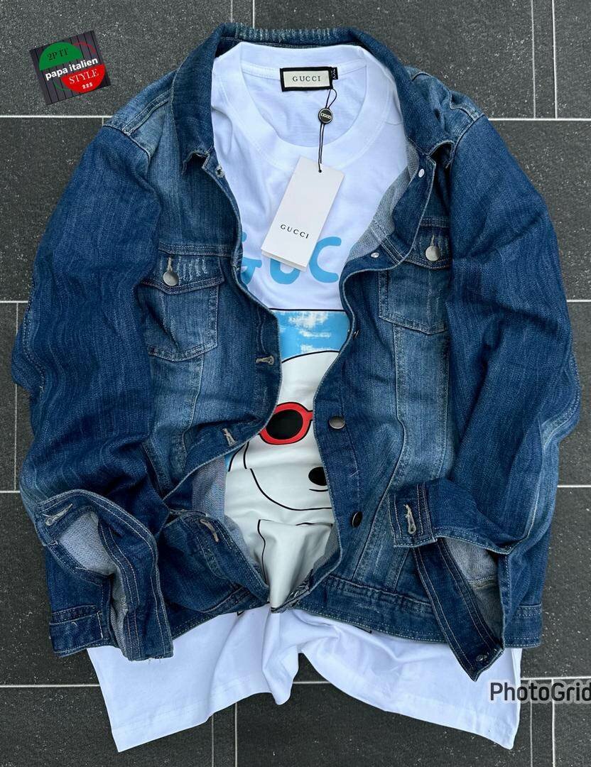 Veste en jean élégante Gucci