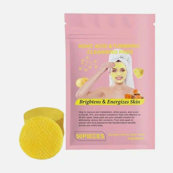 Pads Nettoyants Acide Kojique & Curcuma