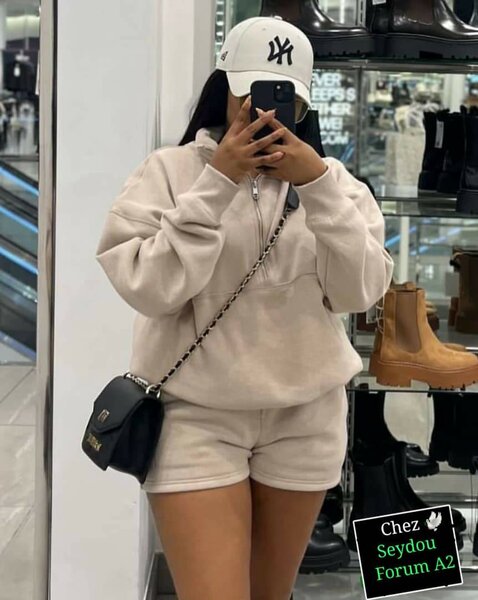 Ensemble Sweat Beige Confortable