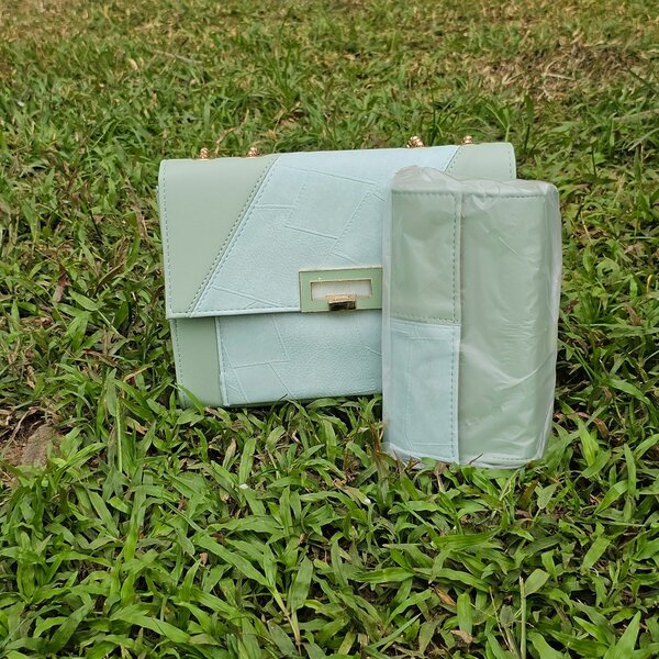 Sac à main vert élégant