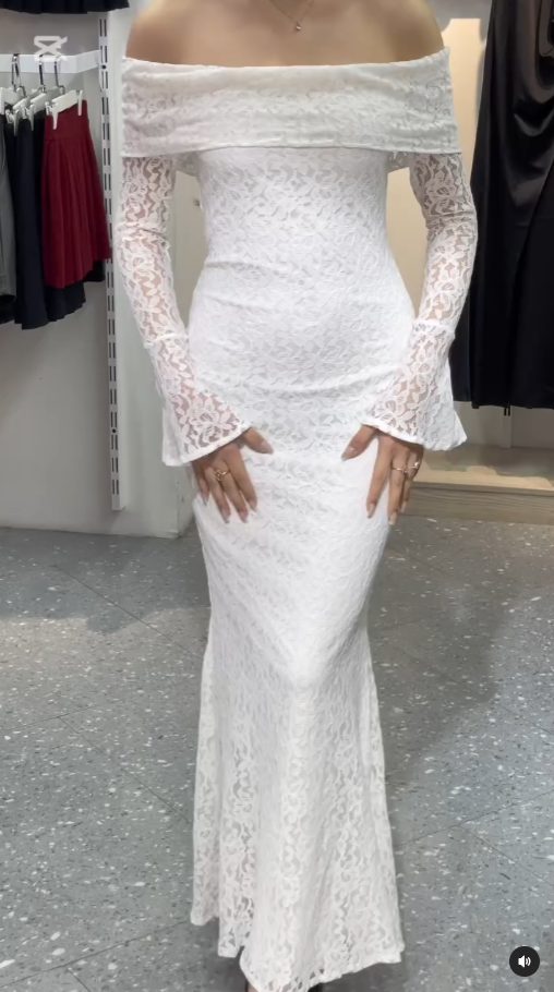 гипюровое платье 