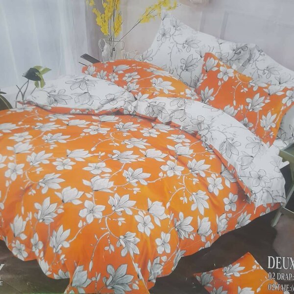 2 draps 2 taies d'oreillers