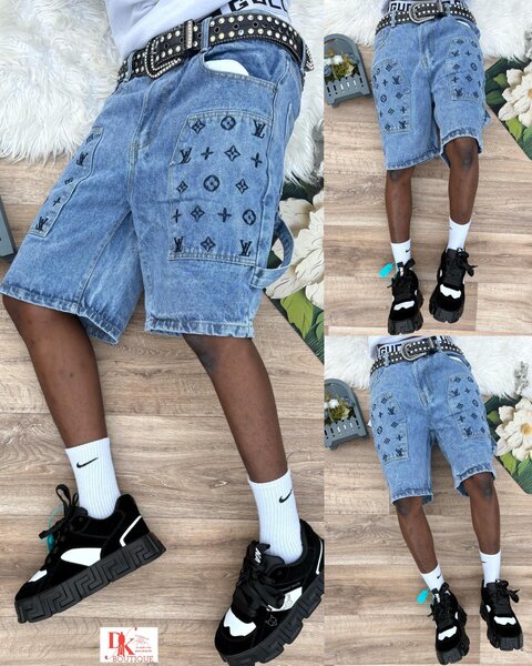 Shorts en jean décontractés unisexes