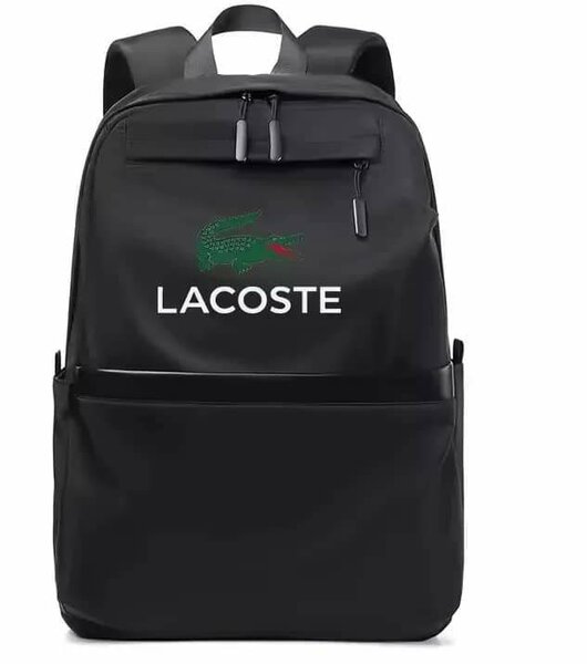 Sac à dos noir Lacoste élégant