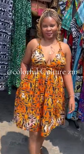 Women's  dress with print