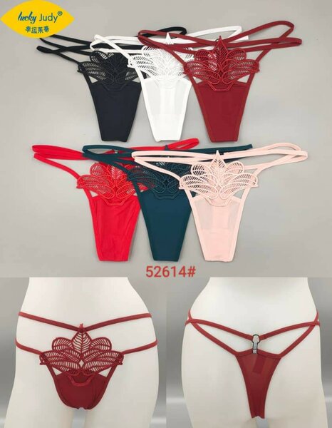 Lot de 6 strings sexy dentelle