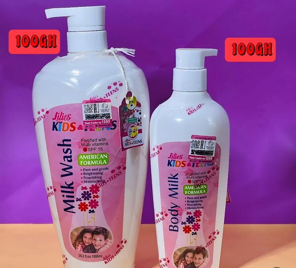 Lilies Kids Milk Wash Set