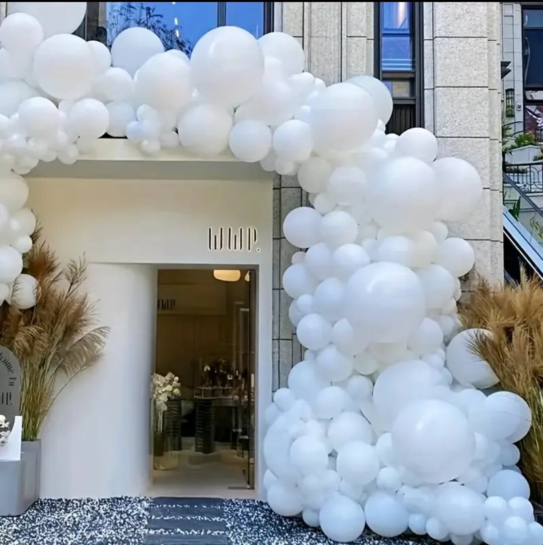 Lot de 100 Ballons blancs